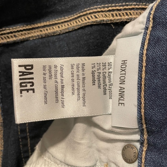 PAIGE Hoxton Denim Jeans - Size 27 - Picture 4 of 5
